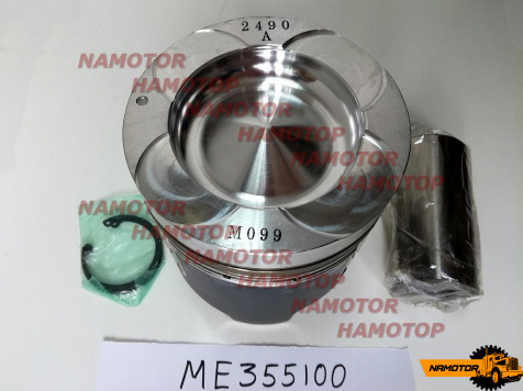 Поршни ДВС MITSUBISHI FUSO 6M70T ME355100. (ком-кт 6шт) (ФК=90 мм). ALFIN/GAL